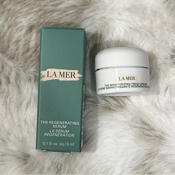 La Mer The Regenerating Serum and Moisturizing Cream Travel Sizes - Picture 1 of 2